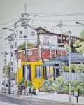 #펜드로잉 #펜수채화 #성북동 #seoul #수채화일러스트 #watercolor #… | 수채화 영감, 거리 그림, 수채화 배경