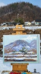 # 야외스케치 ~ 하로2리 겨울 풍경 /2024.1.10 / Plein Air Oil... 야외스케치 ~ 하로2리 겨울 풍경  /2024.1.10 / Plein Air Oil... 
