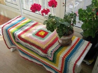 오랜시간 손뜨게로 만든 블랭킷 / 모티브도안 / 코바늘 | 코바늘, 손가락