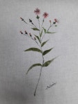 천에 그린 야생화4 : 네이버 블로그 | 패브릭 페인팅, 연꽃 그림, 예쁜 꽃 그림