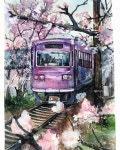 Pin by 성연 권 on 벛꽃 풍경 in 2024 | Watercolor paintings nature, Landscape art painting, Watercolor art paintings
