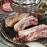 흑돼지오겹살 - Grilled Black Pork Belly (샤부돈 - Shyabudon) | 요리, 식품 아이디어, 음식