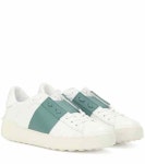 Designer Sneakers for Women | Mytheresa Valentino Garavani Open leather sneakers | Valentino | 신발