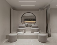 Beauty Academy Interior 프로젝트 | Behance의 사진, 비디오, 로고, 일러스트레이션 및 브랜딩 | Spa interior design, Beauty... 