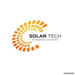 tech logo - Google 검색 | Energy logo, Logo design template, Solar logo