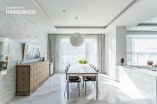 한성아이디 본점 - 강남 더샵포레스트 84평 대리석 인테리어