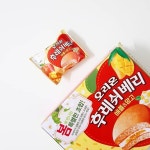 베리베리 ❁후레쉬베리 애플&망고 ❁초코파이 피스타치오&베리 - 평소에도 좋아하는 후레… | Snack recipes, Snacks, Foodie