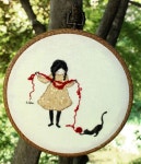 [실로 그리다] - 엉킨 실 by 초록담쟁이 on | Hand embroidery art, Christmas ornaments, Embroidery art