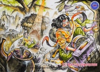 [만화애니] 입시반 상황표현 A+ 우수작 - 2022 홍대앞입시미술실기대전 - 홍대앞미술학원 BEST