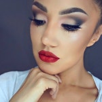 Pin by 종대 김 on 5533 | Red lipstick makeup looks, Cat eye makeup, Eye shapes