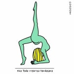 #안되는요가자세 #요가자세 #yoga #요가일러스트 #단다사나 #백밴드 #bagbend