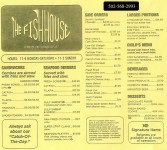 The Fish House menu in Germantown. Everyday seafood. | Fish house, Cafe beignet, Cafe house