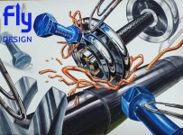 홍대 플라이 미술학원 학생 시험작 ! | 아령, 드로잉 강좌, 미술 구도