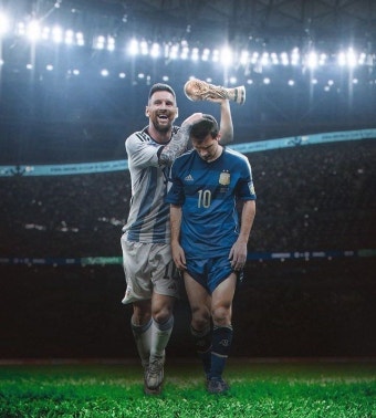 Two Soccer Players on the Field