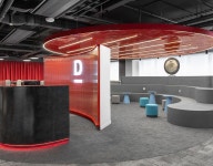 Office Interior projects | Behance의 사진, 비디오, 로고, 일러스트레이션 및 브랜딩 | Banks office, Architecture, Architect