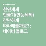 천연세제 만들기(만능세제) 간단하게 따라해볼까요? : 네이버 블로그 | 블로그, 생활의 요령, 키친