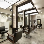 [미용실 인테리어 스투디오올라 - DITTO] in 2020 | Salon interior design, Barber shop interior, Barber shop decor