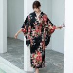 로리돌스 블랙 플라워 유카타 코스프레 세트 COS1300 - 2021 | 여성, 여성 패션, 패션 스타일