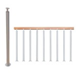 Pin page LIBINUP Round Metal Deck Balusters 22.6/33.5/37.4 Inch, Modern Staircase Railing Spindles with Screw Kits, for Lofts... 