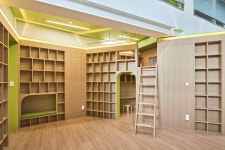 Unfolding Bookshelves 중흥초등학교 - OA-LAB