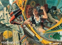 미대입시닷컴 실기연재 그림학원 [만화] 잠자리와 자동차를 소재로 한 미래모습 상황표현 - 홍대 애니포스 만화학원 #홍대애니포스 #홍대만화학원... 