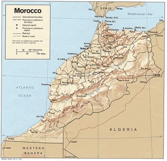 cool Map of Morocco | Morocco travel, Morocco tours, Morocco