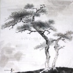 한국화 소나무 - Recherche Google | Aquarelle