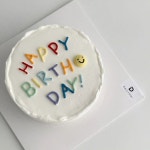 Simple cake birthday Korean 달꼬미 대치점/강남케이크 on Instagram... 카카오톡 달꼬미 👉대치점 달꼬미논현점👉논현점 으로 상담주세요... 