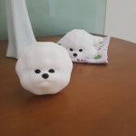 귀여운거2. #비숑 #방향제 #아미네집 귀여운 두 마리의 비숑 프리제