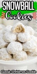 Snowball cookies are a soft, buttery shortbread cookie mixed with chopped pecans on the insid… | Snowball cookies, Classic... 