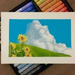 oilpastel sky | 오일 파스텔 아트, 오일 파스텔 기법, 오일 파스텔 드로잉