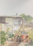 An old house, color pencils | 그리기