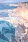 Pin by lee jung on 아크릴자료 | Beach art painting, Seascape paintings, Oil painting abstract