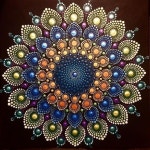 Pin by 김희영 on ☼  ॐ МАНТРЫ ॐ  ☼ | Mandala rock art, Dot art painting, Dot painting