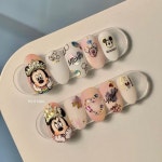 Pin page 하이하이네일∙캐릭터네일∙캐릭터수강전문∙대구네일 on Instagram: “princess MINNIE👸🏼 prince MICKEY🤴... 