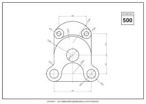 STUDYCADCAM 2D CAD 연습 500(PDF) - Payhip in 2024 | Cad drawing, Autocad drawing, Autocad