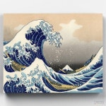 The Great Wave - 16x20 (40x50cm) No Frame The Great Wave - Katsushika Hokusai - Paint by Numbers | 파도 그림, 월 아트, 파동