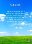 입추입니다.