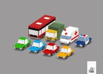 low poly bus - Google Search | 그래픽, 그래픽 디자인, 배경