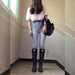 써니썬데이さんはInstagramを利用しています:「장화가 드디어 뚫렸나보다... 신발안에 물이 가득찼다 :) 하하하하...