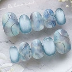 暈染液 Blooming nails에 있는 elyseyisz님의 핀 - 2025 | 예쁜 네일 아트, 네일 아트 트렌드, 네일아트