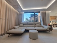 봄소와[ 다님 ] 4인용 독일 슈타크 천연 통가죽 원목 스윙소파