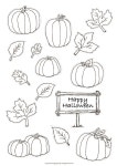 Halloween cake topper, 할로윈 색칠 도안, 본비글... 색칠 도안, 본비글 일러스트레이션, 미술홈스쿨, 컬러링 | Halloween cakes... 
