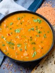 Spiced Carrot and Lentil Soup in 2023 | Carrot and lentil soup, Spiced carrots, Lentil soup recipes