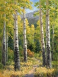 Canvas Print Forest trail Oil painting Picture Printed on canvas 1620 Inch P178 | 풍경 유화, 숲 그림, 풍경 그림