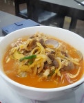 요즘 계속 입맛 없다며 잘 안먹던 녀석이었는데 요거는 든든하고 맛나게 잘 먹었다며 김군 #취저 #차돌박이 듬~~~~뿍 #차돌짬뽕 구수하고... 