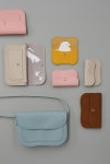 Family of leather accessories Leather wallets and bags. They come in so many colors have a look online(이미지 포함) | 가죽공예
