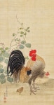 Rooster - Unknown - 2024 | 민화, 중국화, 닭 그림