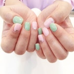 @jcoatnail . #네일아트#여름네일#스톤네일#심플한네일#노원네일 (With images) | Nails, Convenience store products