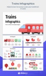 기차 인포그래픽 | Google Slides 및 PowerPoint 템플릿